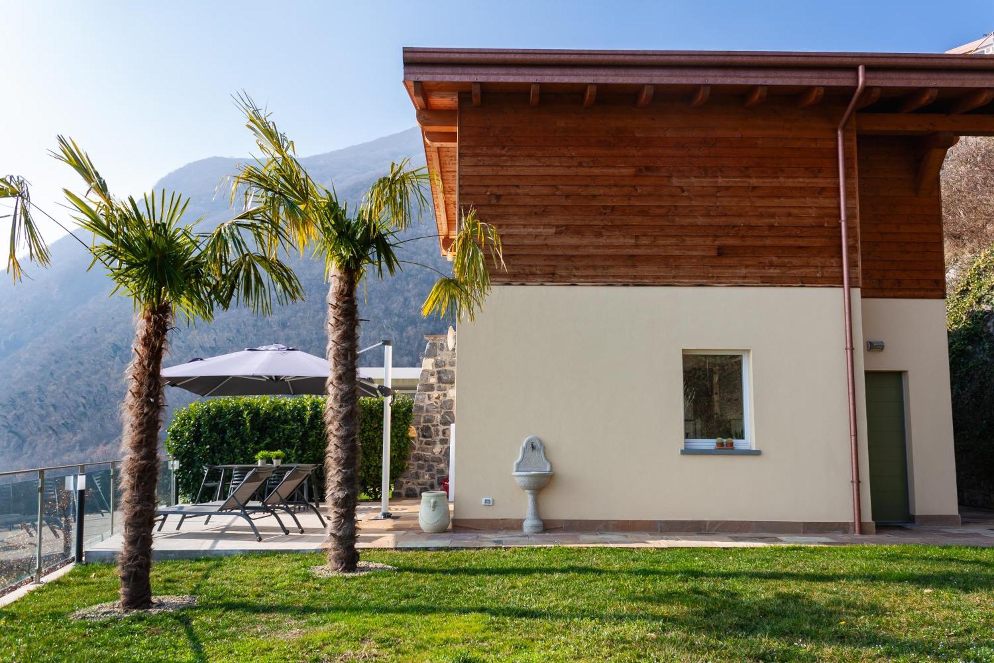 Mia Isola With Lake View, Garden And Swimming Pool Parzanica Exteriör bild